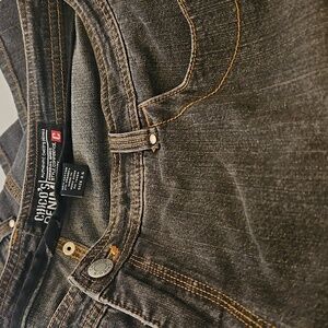 Chico's Black Denim Boot Cut Jeans - Size 3.5